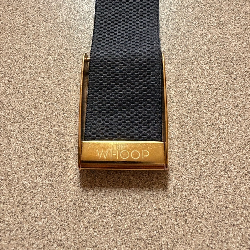 Black and Gold Fitness Tracker